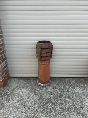 Old vintage chimney - old, pot