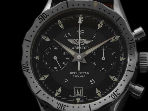Poljot aviator chronograph - aviator,
