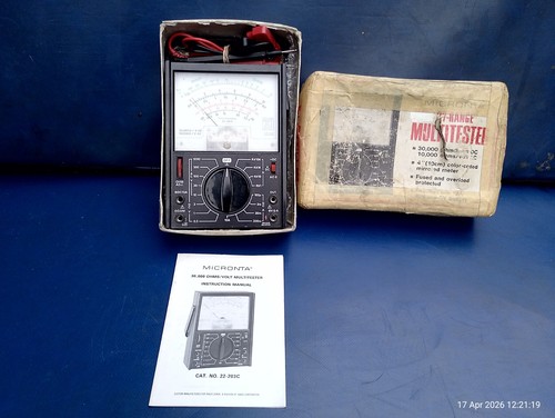 Vintage micronta multimeter - vintage,