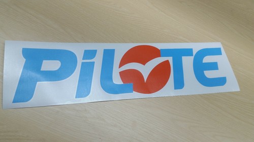 Pilote motorhome large decal - pilote,