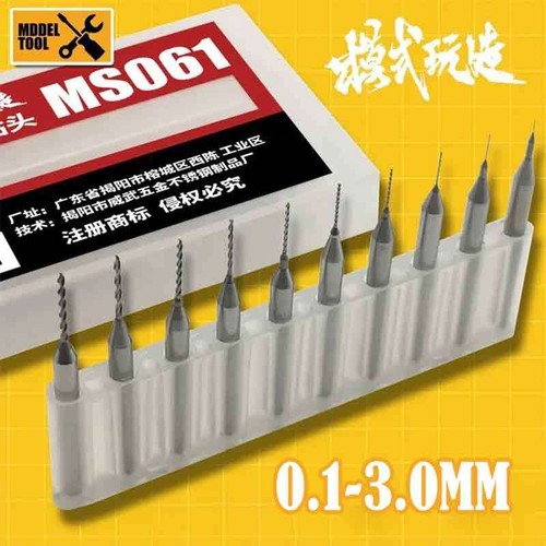 10pcs 1mm 0mm - 0.1mm-3.0mm, tungsten
