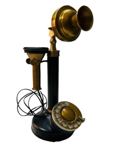 Antique candlestick telephone - antique,