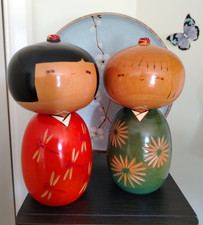 Japanese Wooden Dolls by