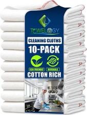 Jumbo Dish Cloths Large Cotton Heavy Duty Kitchen Washing Up Dishcloth