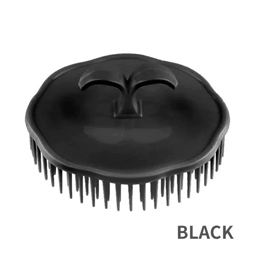 1pcs black hair - black, scalp