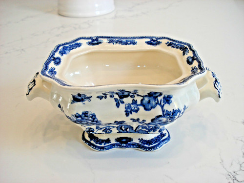 Mason ironstone blue white - ironstone,