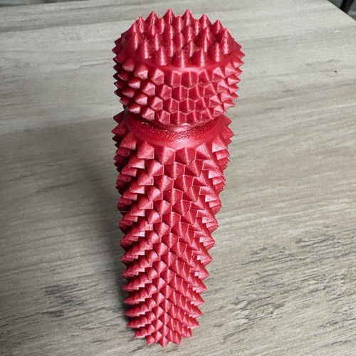 Red spiky manual massage - spiky,