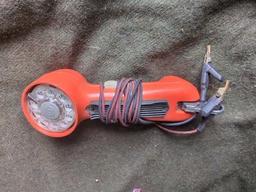 Vintage orange bell system - vintage,
