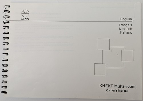 Linn knekt owners manual - linn,