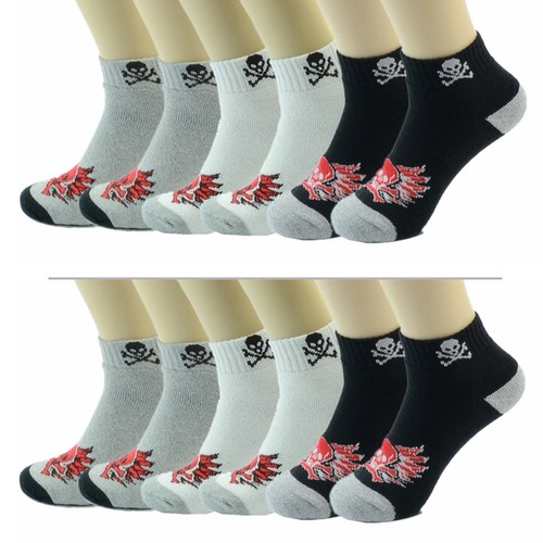 Pairs skull mens ankle - pairs,