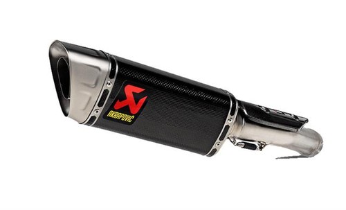 Akrapovic carbon fibre slip - fibre, on