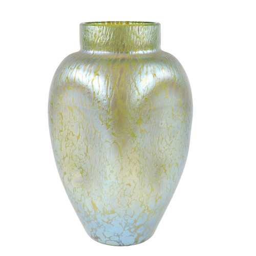 Antique loetz art glass vase - antique,
