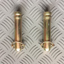 Tractor Lower Link Pins Cat 1 (22mm) 2,7/8" (73mm) Useable Length + linch pin x2
