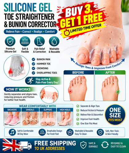 Silicone gel orthotic - gel, toe