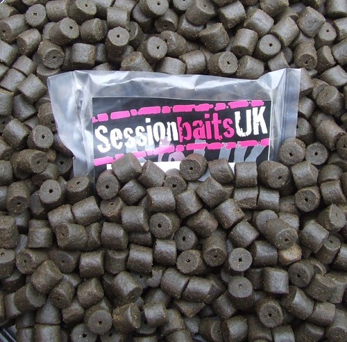 Pre drilled halibut pellets - pre-drilled,