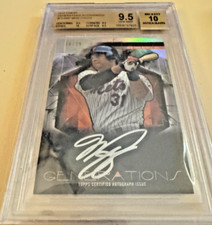 MIKE PIAZZA 2015 Topps Finest Generation Silver Ink AUTO # /25 - BGS 9.5/10 AUTO