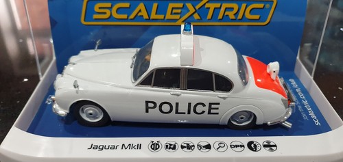 Scalextric jaguar mkii - mkii, police