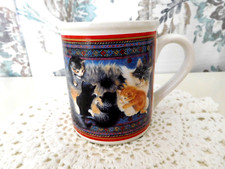 NEW ENESCO LESLEY ANNE IVORY AGNEATHA & KITTENS COLLECTIBLE MUG 3-3/4"H, 3-1/8"D