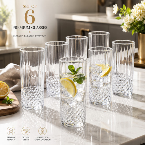 Crystal clear glass - glass, pack