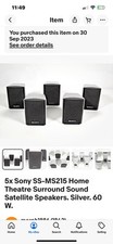 5x Sony SS-MS215 Home Theatre