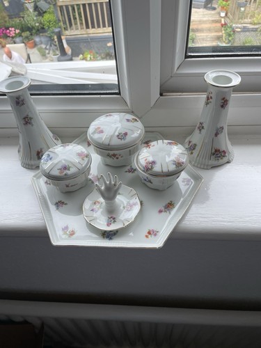 Vintage dressing table set - vintage,