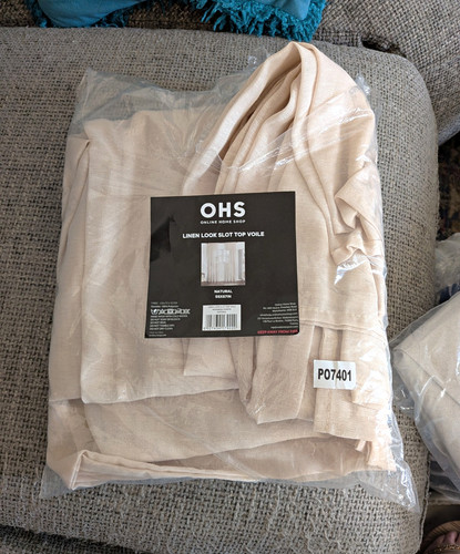 Ohs linen look sheer - look,