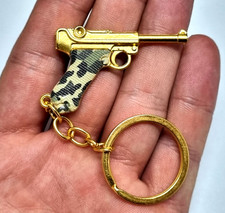 mini gun MGC LUGER P-08 pistol Rifle full metal keychain toy gift 5cm - EU Rare