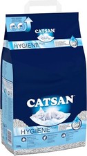 CATSAN Hygiene Plus Non-Clumping Adult Cat and Kitten Litter 20L, 100% Natural