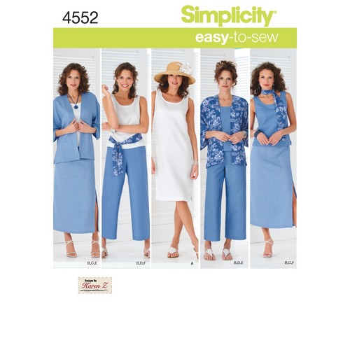 Simplicity 4552 misses women - simplicity,