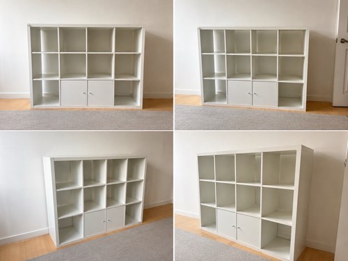Ikea kallax white cube storage - white,