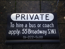 LONDON TRANSPORT BUS BLIND