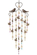 Large Wind Chime Bird Leaf