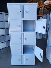 Used Locker Cabinet – Steel Lockable Staff/Gym Office Storage Compartment Locker