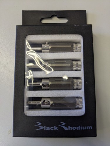 Pack rhodium plated - plated, 4mm