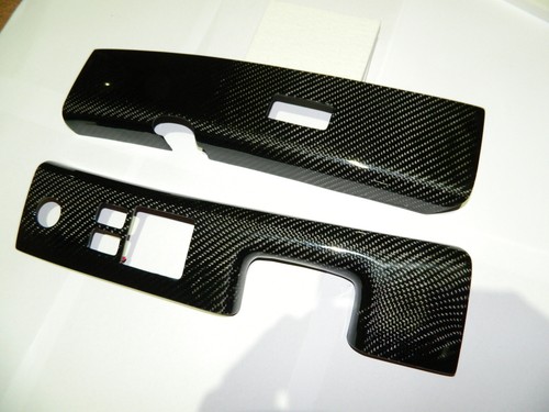 Carbon cover door handles - carbon,