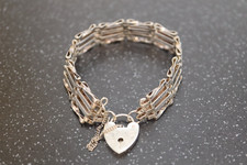 Vintage Silver Gate Bracelet -