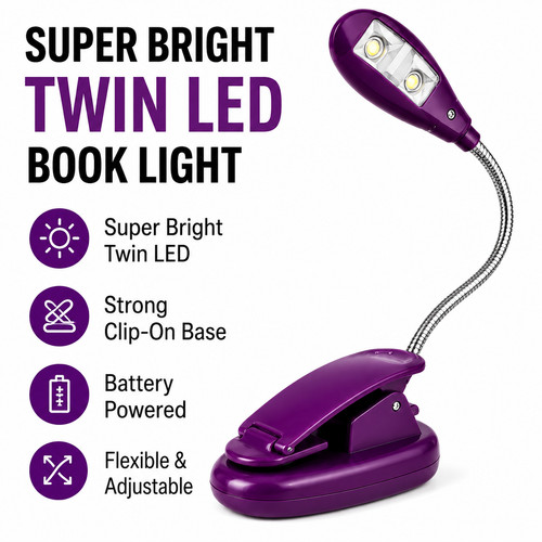 Led clip book - clip,