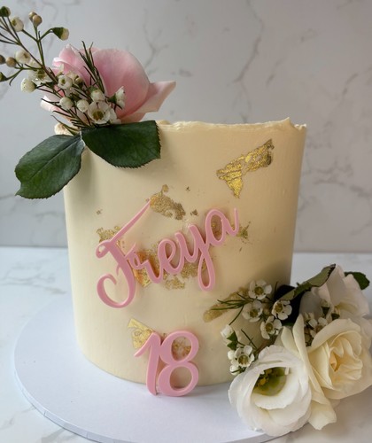 Personalised acrylic cake - personalised,