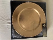 Set of 4 Gold Round Charger