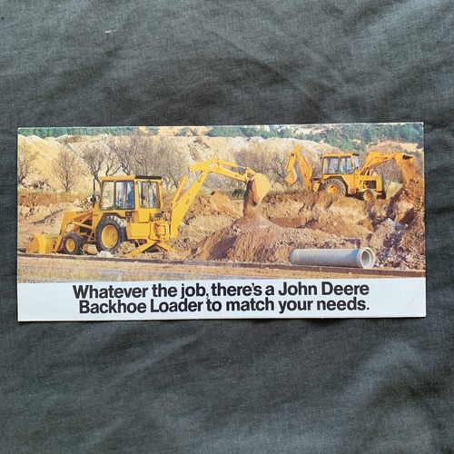 John deere backhoe loader - backhoe,