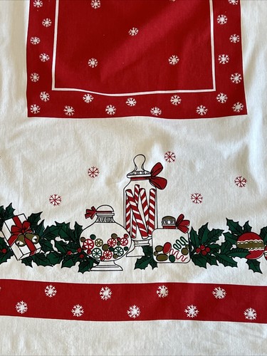 Vintage christmas tablecloth - vintage,