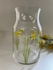 Daffodil Individually Hand Painted Huge Tank Vase