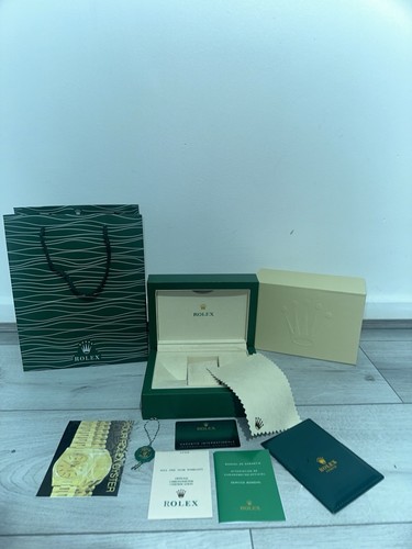 Rolex watch box - rolex, papers
