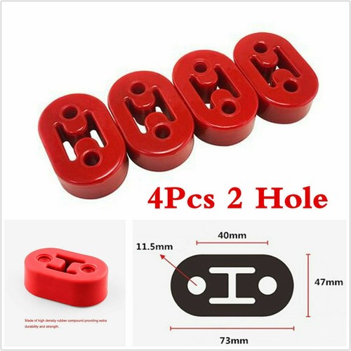 4pcs 2holes 5mm car exhaust - 4pcs,