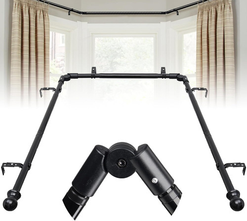 Bay window curtain pole - bay,