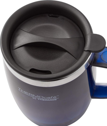 Stainless steel thermos mug - steel,