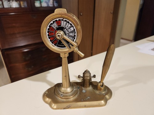 Vintage brass ship engine - brass,