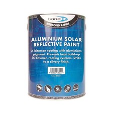 Bond It 5L Solar Reflective Aluminium Roof Repair Bitumen Based Paint 5 Litres