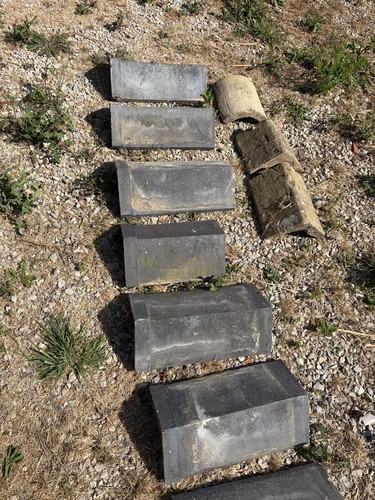 Old ridge tiles - old,