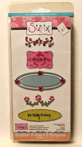 Sizzix dies frames flowers - frames,